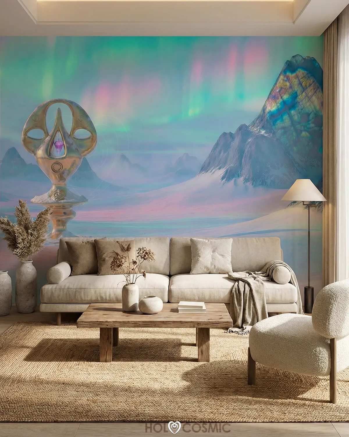 Ishum Murales Arte Onirico Paisaje Cosmico Ishum HOLOCOSMIC