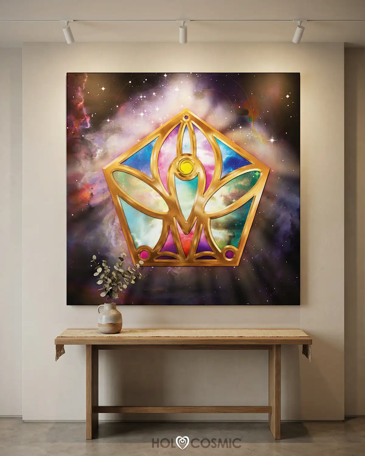 Omnaemi Lienzos Esencias Cósmicas Arte Galactico Geometria Cosmica Omnaemi HOLOCOSMIC