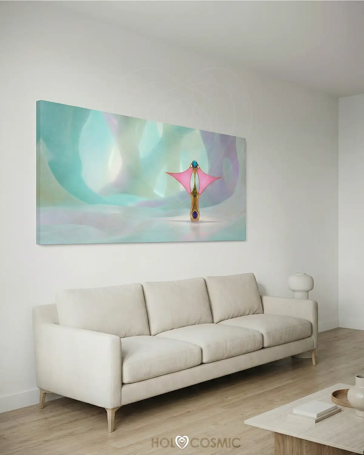 Dendet Lienzos Mundos Visionarios Cuadro Arte Fantasia Paisaje Cosmico Dendet HOLOCOSMIC