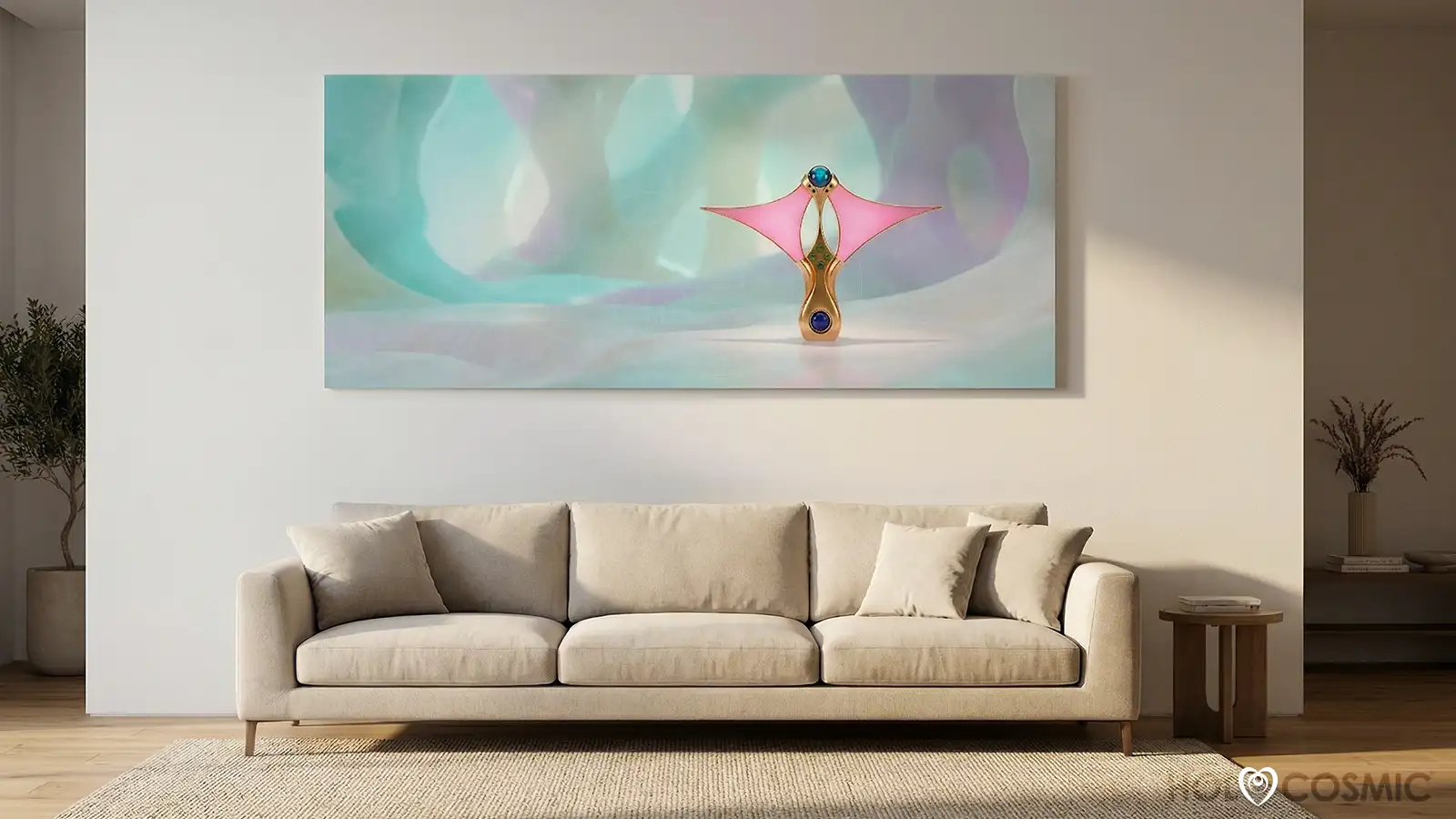 Dendet Lienzos Mundos Visionarios Cuadro Arte Onirico Paisaje Fantasia Dendet HOLOCOSMIC