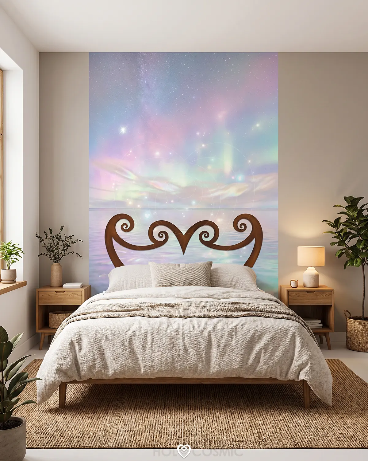 Lirah Mural Headboards Fantasy Landscape Wallpaper Mural Headboard Lirah HOLOCOSMIC