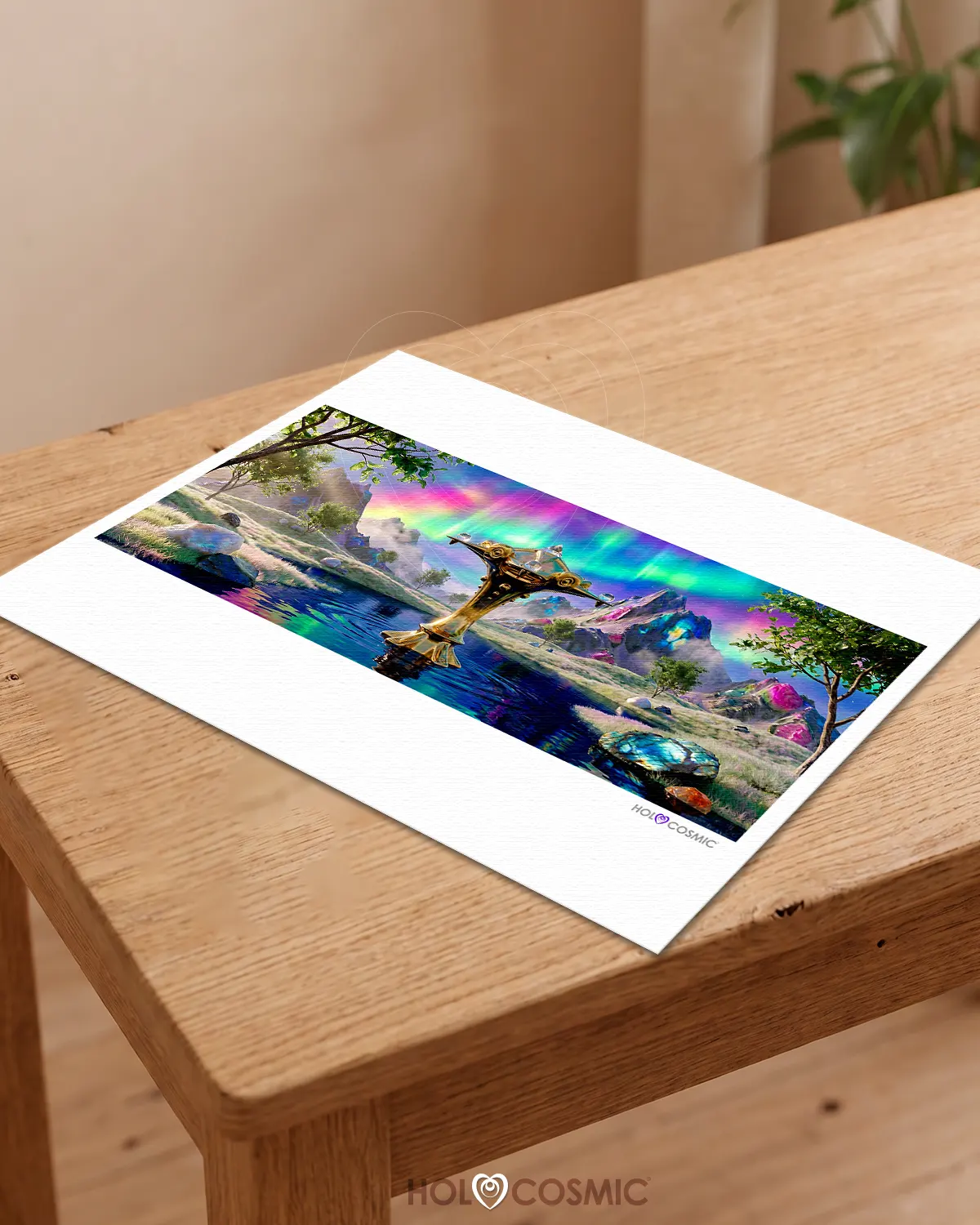 Elvet Láminas Lamina Arte Cosmico Paisaje Onirico Elvet HOLOCOSMIC